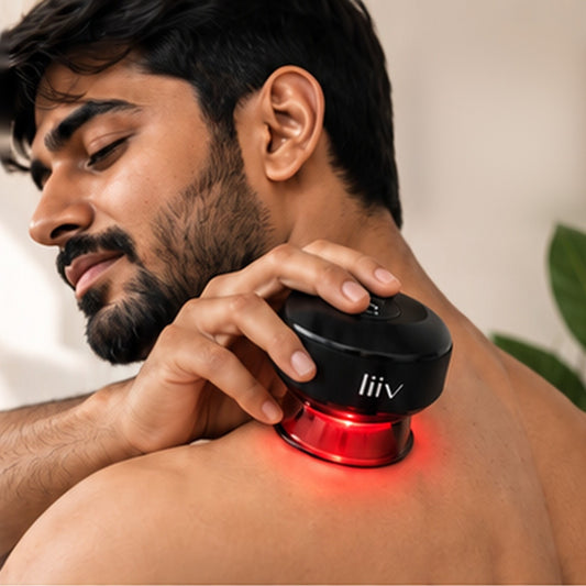 Liiv 3-in-1 Cupping Massager: Red Light, Heat & Dynamic Suction